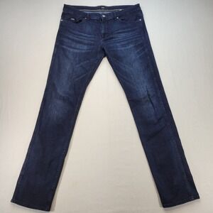 BOSS Delaware Jeans Mens 36x34 Dark Wash Slim Fit Stretch Denim